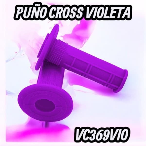 PUÑOS CROSS Ø 22 - 24 115mm VIOLETA VC
