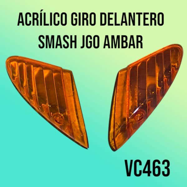 ACRILICO GIRO DEL.SMASH JGO (ámbar) VC