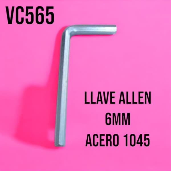 LLAVE ALLEM Ø 6 MM ACERO SAE 1045