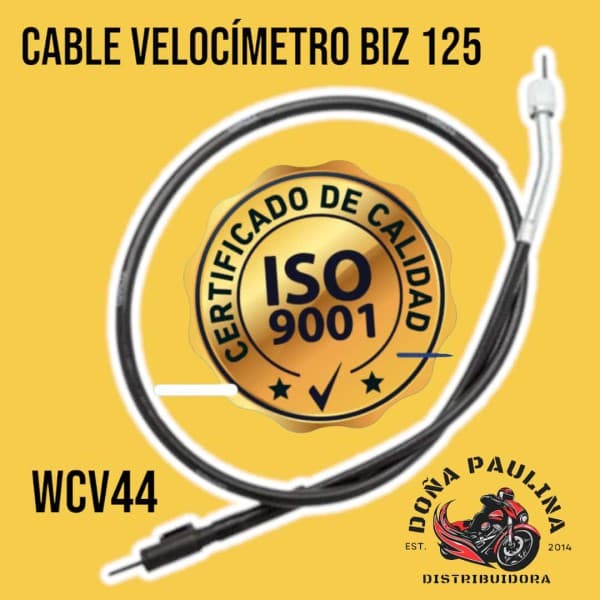CABLE VELOCIMETRO COMPLETO HD BIZ 125 TOWO