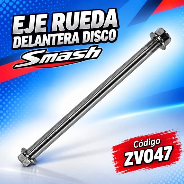 EJE RUEDA DELANTERA DISCO SMASH / ML BIT NITRO