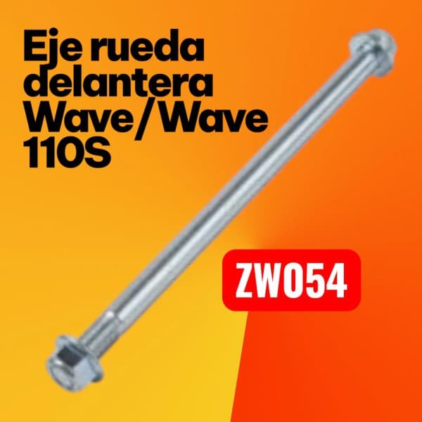 EJE RUEDA DELANTERA WAVE - WAVE 110 S (x5) NITRO