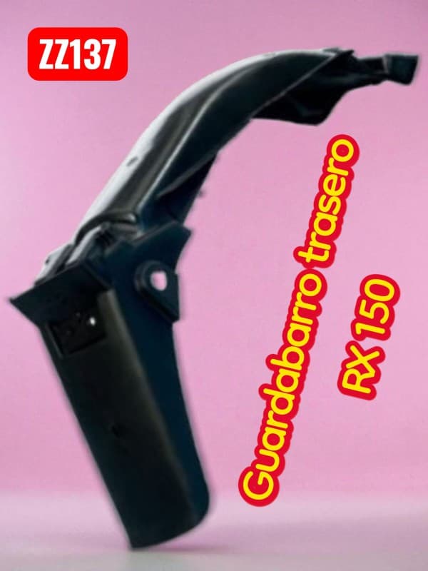 GUARDABARRO TRASERO NEGRO RX 150 NITRO