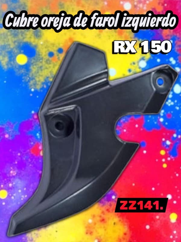 CUBRE OREJA DE FAROL IZQUIERDO RX 150 NITRO