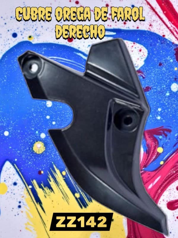 CUBRE OREJA DE FAROL DERECHO RX 150 NITRO